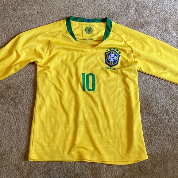 Other - Neymar Kids Yellow long sleeve shirt.